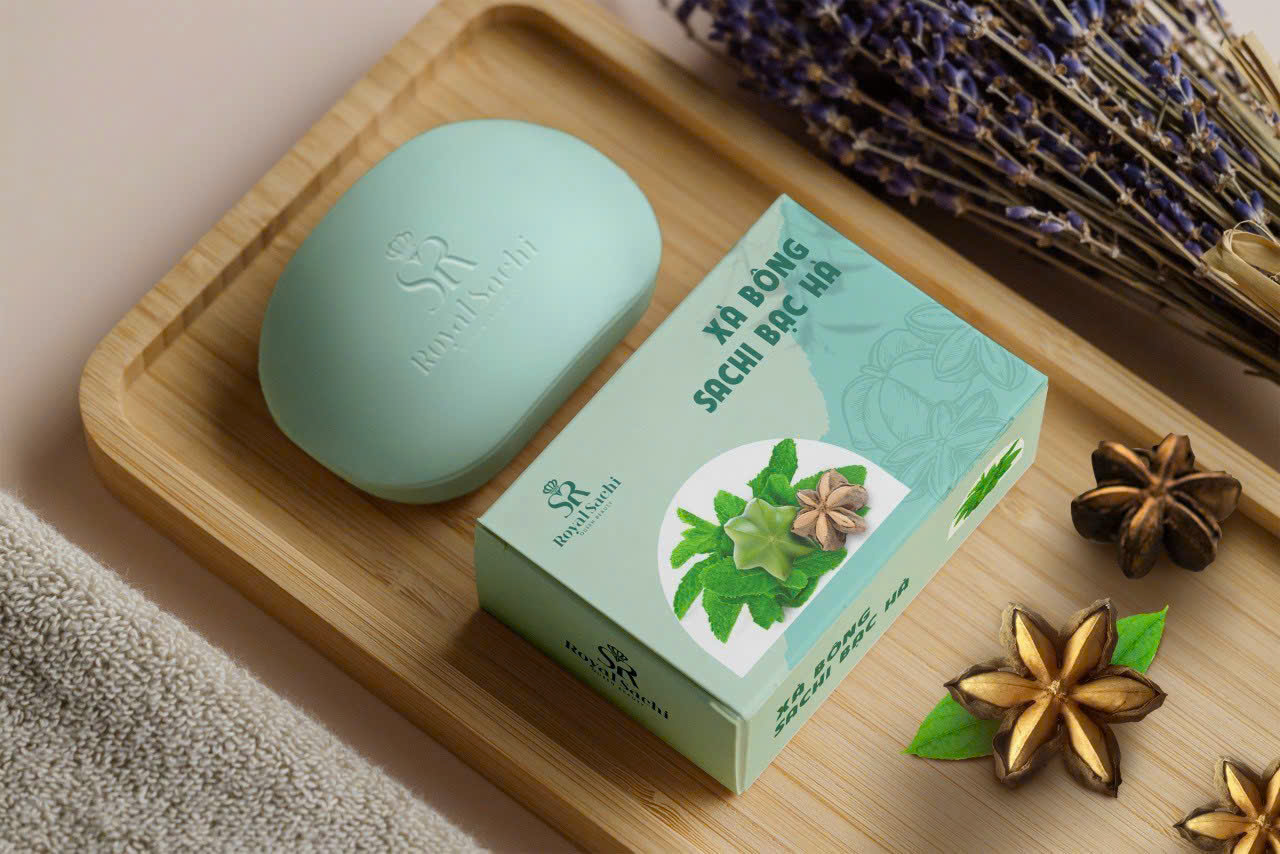 Xà bông rửa mặt Sachi bạc hà Xà bông rửa mặt Sachi bạc hà