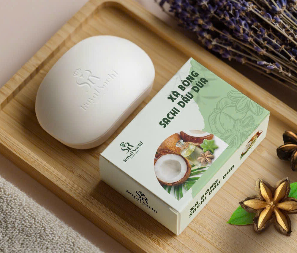 Xà bông rửa mặt Sachi dầu dừa