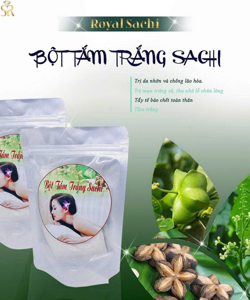 Bột tắm trắng Sachi Bột tắm trắng Sachi