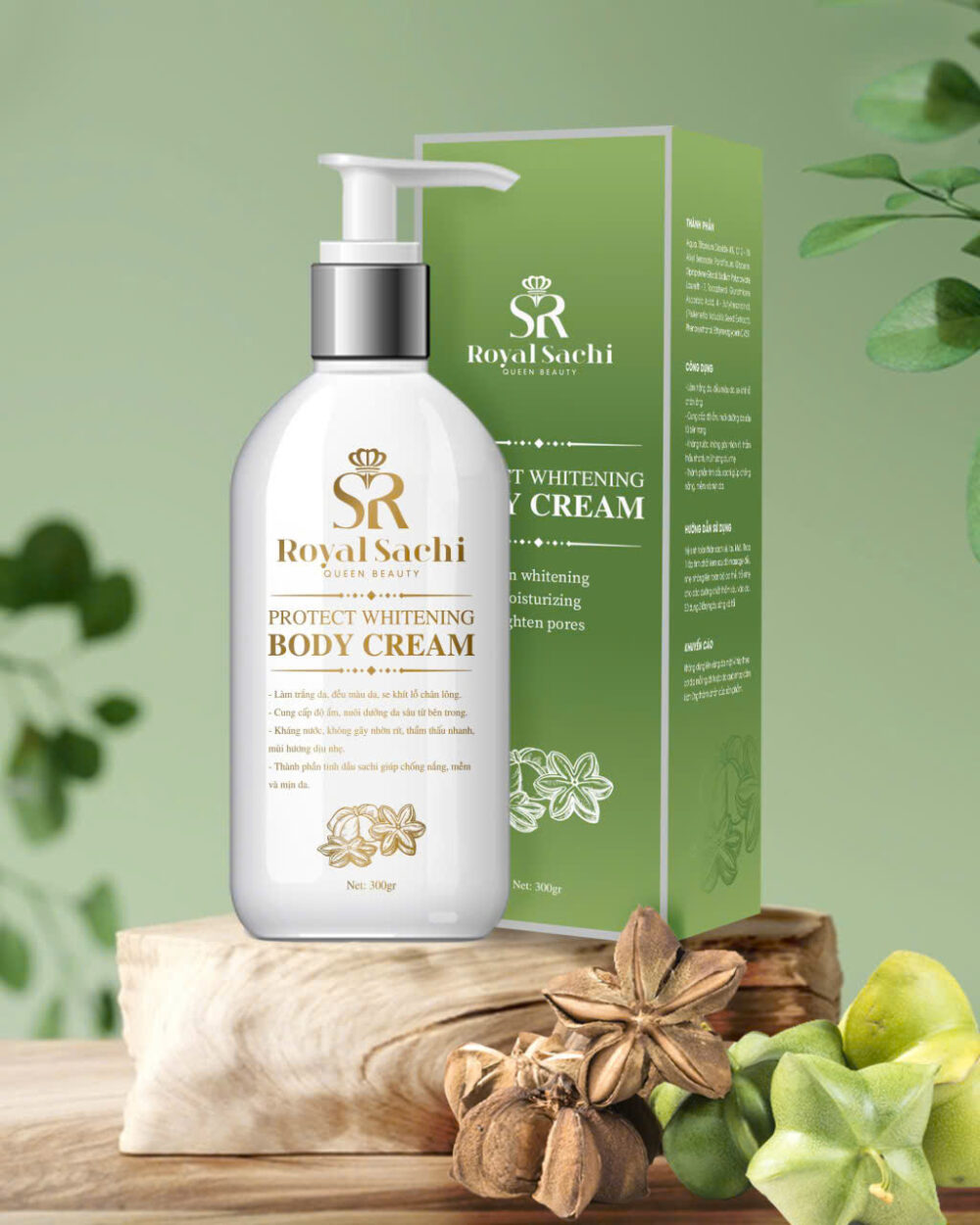 Tẩy da chết body Sachi