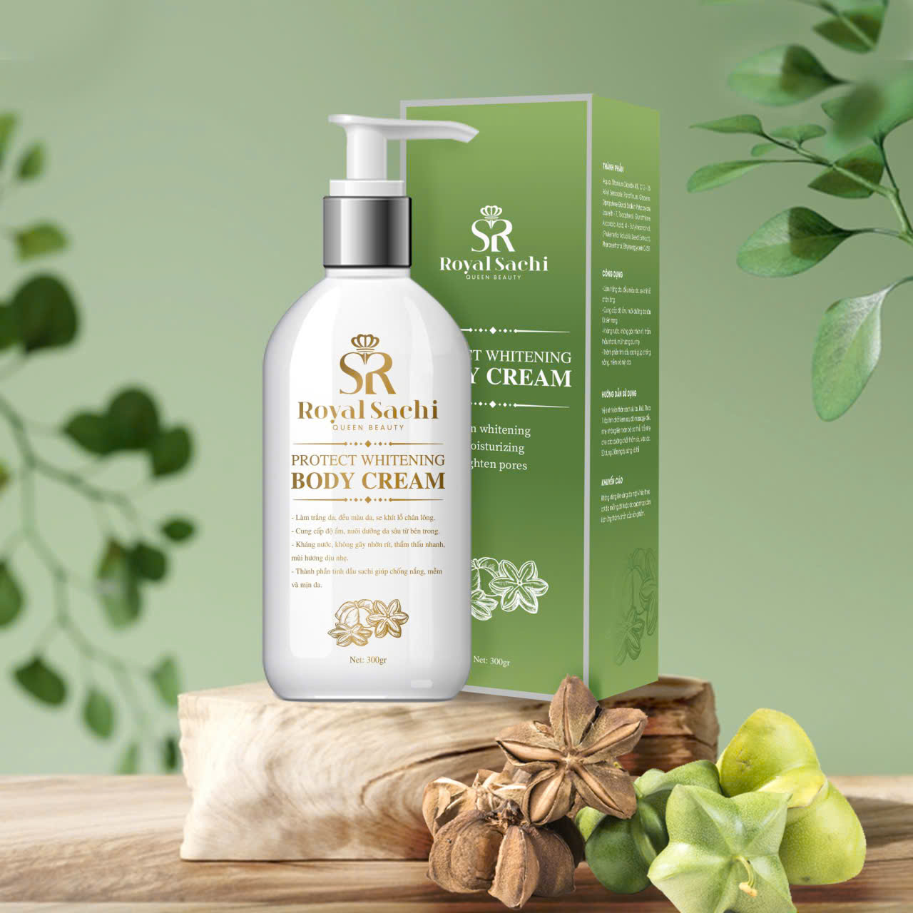 Tẩy da chết body Sachi Tẩy da chết body Sachi